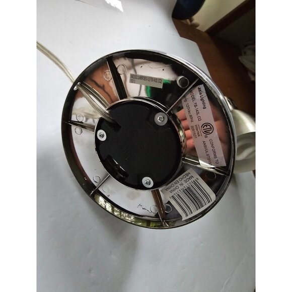 Adjustable Gooseneck Desk Lamp With 110 Outlet with Organizer Transparent Base - Picture 8 of 11